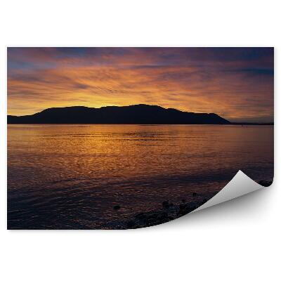 Samolepící fototapeta Ostrovy rostliny budovy jachty oceán nebe mraky