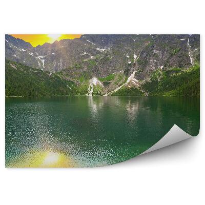 Fototapeta Západ slunce nad Morskie Oko Tatry Polsko