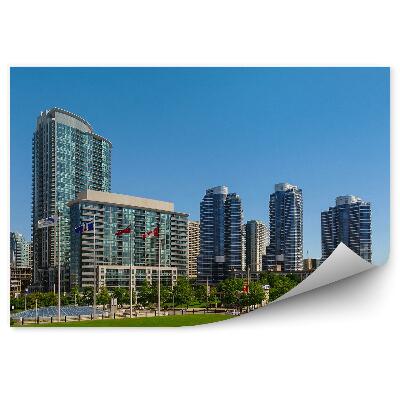 Fototapeta Toronto panorama města tráva olympijský park