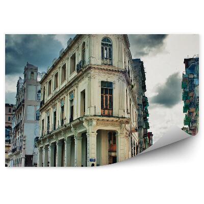 Samolepící fototapeta Havana architektura město zatažená obloha