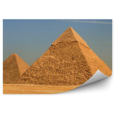 Fototapeta na zeď Pyramidy v Gíze muži koně