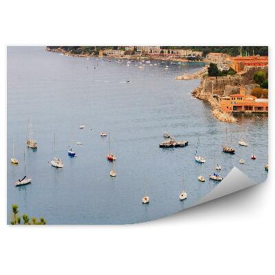 Samolepící tapeta Krásné staré město Provence květiny alej Francie