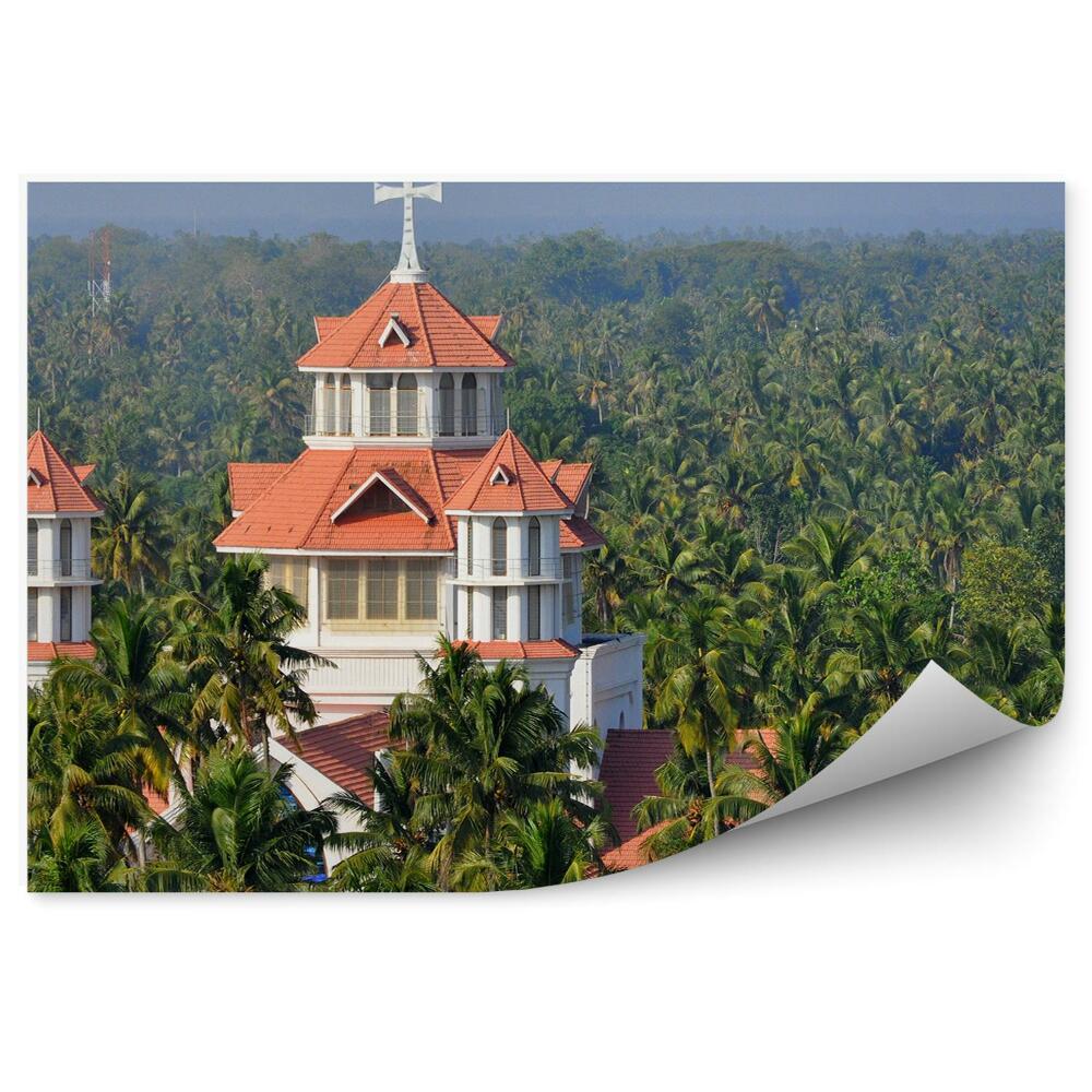 Samolepící fototapeta Katolický kostel Indie budova architektura