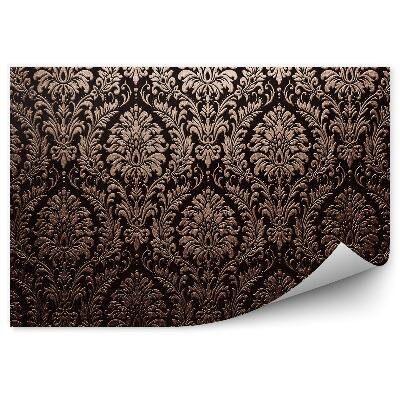 Fototapeta na zeď Ornament zlatý ornament tmavé pevné pozadí