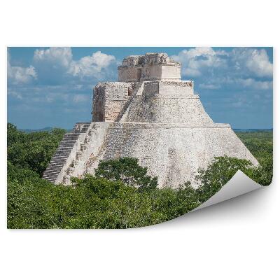 Fototapeta Mayská stavba Mexická pyramida