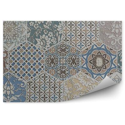 Fototapeta na zeď Abstraktní mozaika ze šestiúhelníků