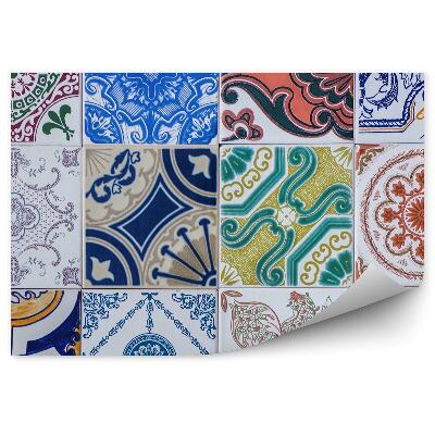 Samolepící fototapeta Mozaikové dlaždice barevné vzory