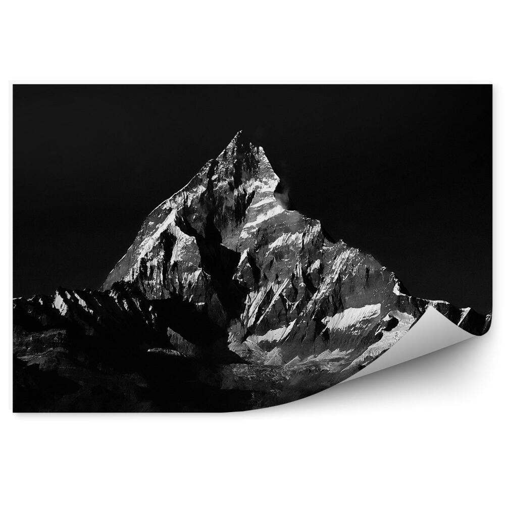 Samolepící fototapeta Vrchol Machhaphuchhare v masivu Annapurny Himálaj noc