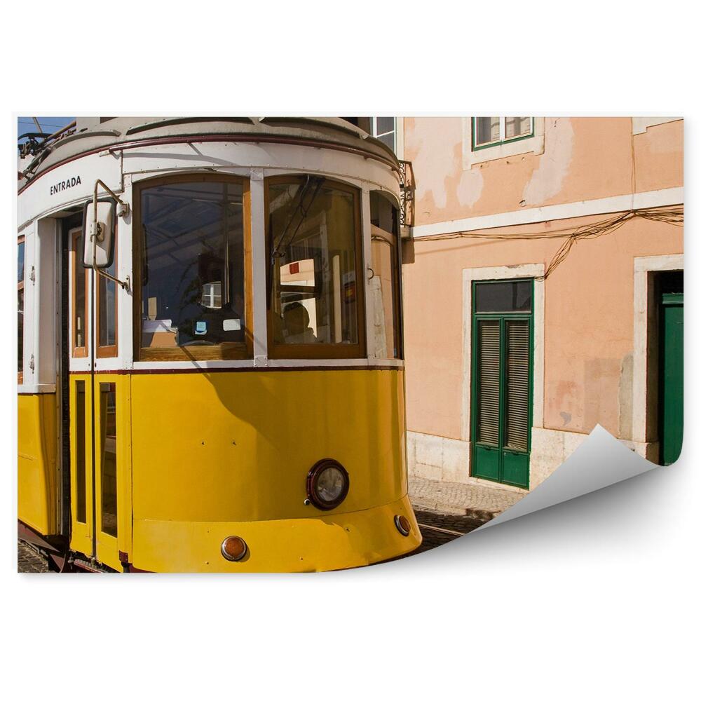 Fototapeta Historická tramvaj v Lisabonu