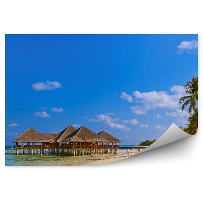 Fototapeta Chaty vodní pláž ostrov