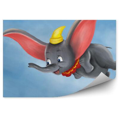 Samolepící fototapeta Létající cirkusový slon nebe