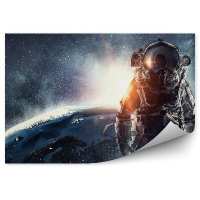 Fototapeta Astronaut hvězda nebe hvězdy vesmír měsíc měsíc planeta Země