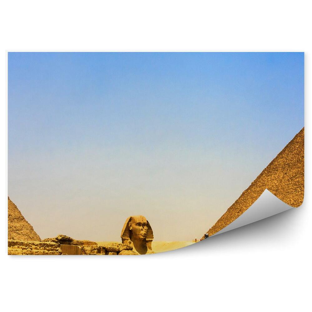 Samolepící fototapeta Písečné pyramidy Sfinga Egypt