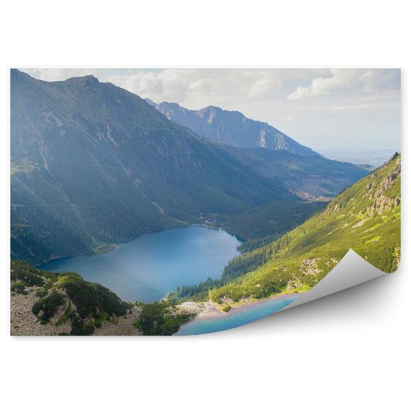 Fototapeta Letecký pohled na Morskie Oko