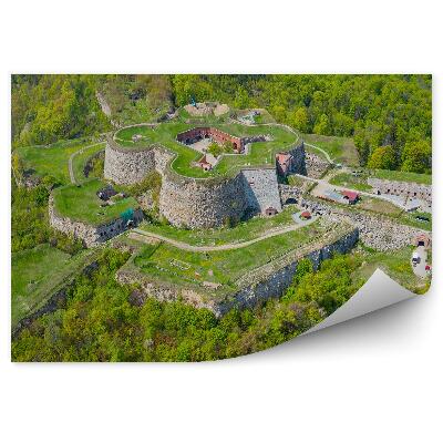 Fototapeta Pohled z ptačí perspektivy hory lesy zeleň rostliny sudety