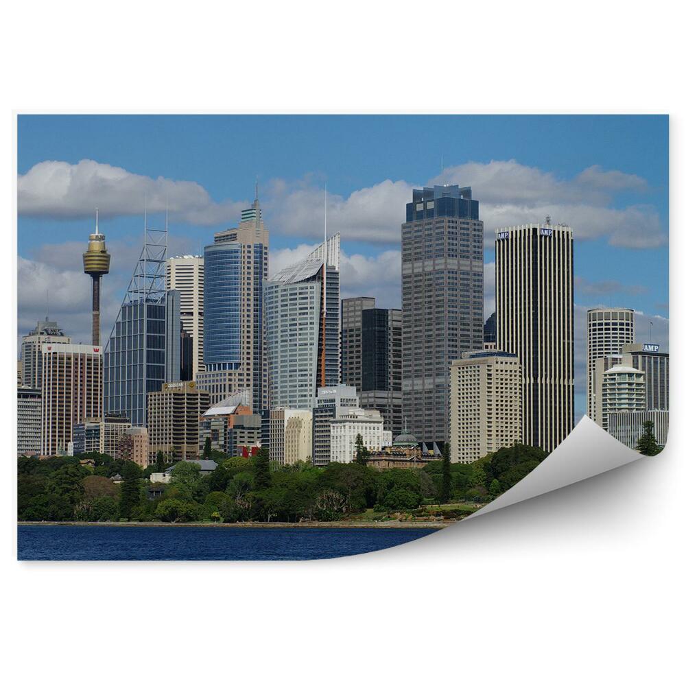 Tapeta Mrakodrapy most oceán noc Singapur