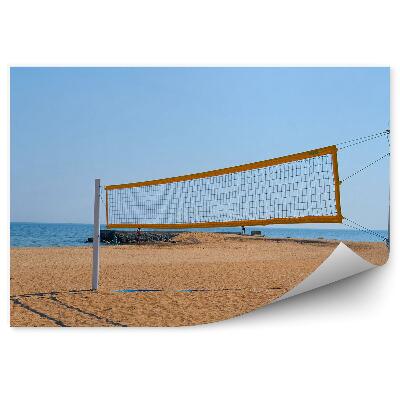 Samolepící fototapeta Beach volejbalové hřiště oceán