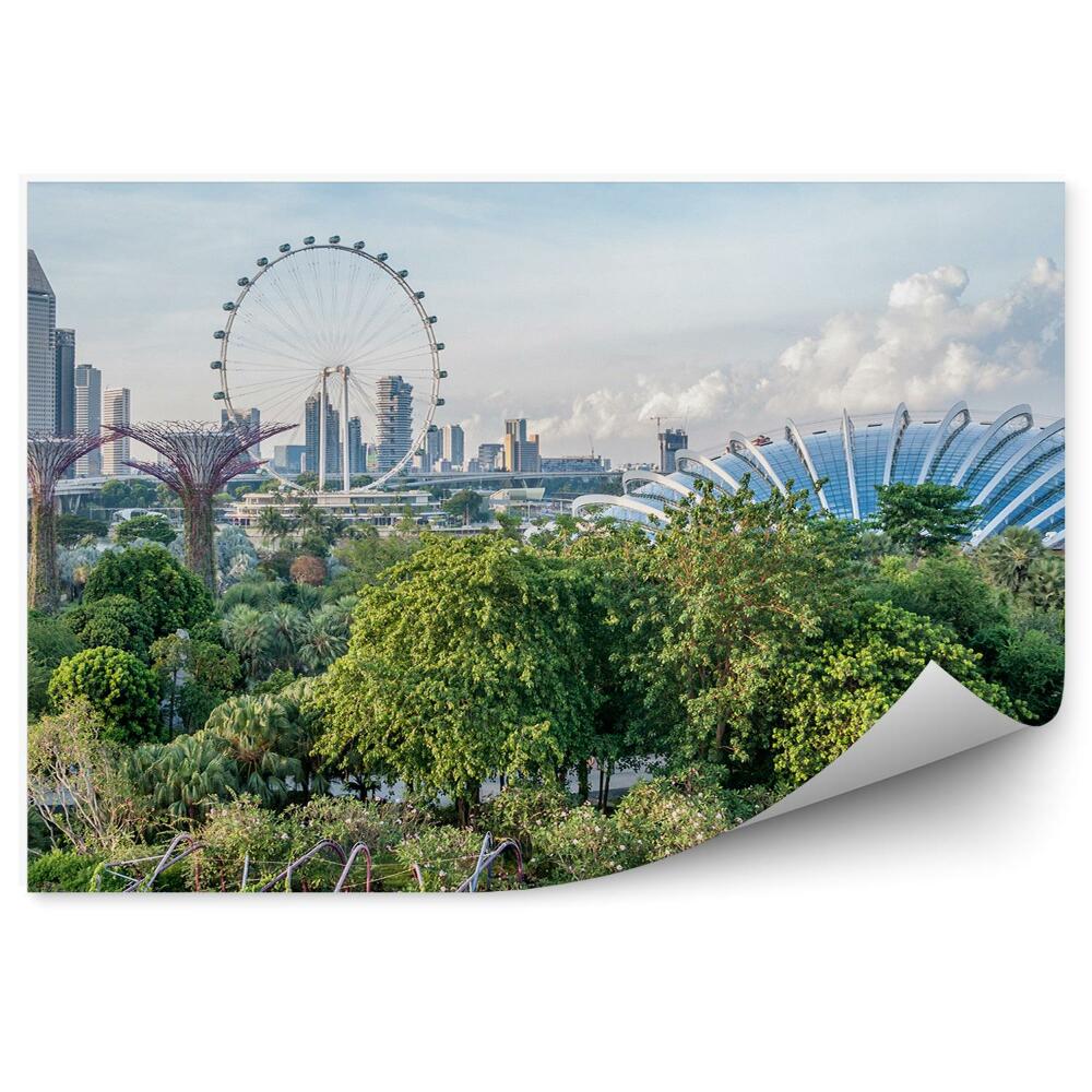 Samolepící fototapeta Park architektura Singapur město