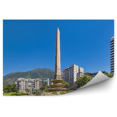 Fototapeta na zeď Panorama mrakodrapy chodník květiny stromy rostliny Francie Altamira obelisk