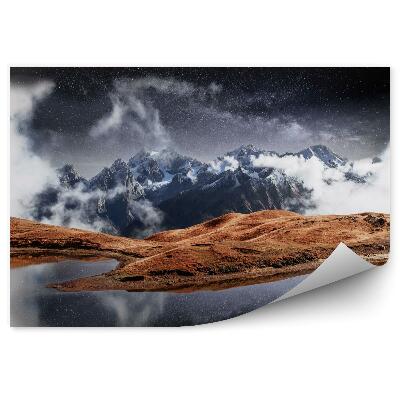 Fototapeta Kavkazské hory v gruzii krajina