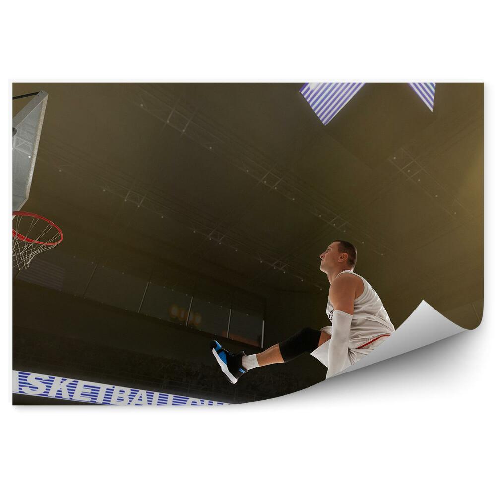 Samolepící fototapeta Basketbalisté hřiště basketbalový míč