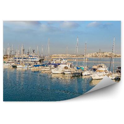 Fototapeta Řecké lodě lodě přístav modré vody