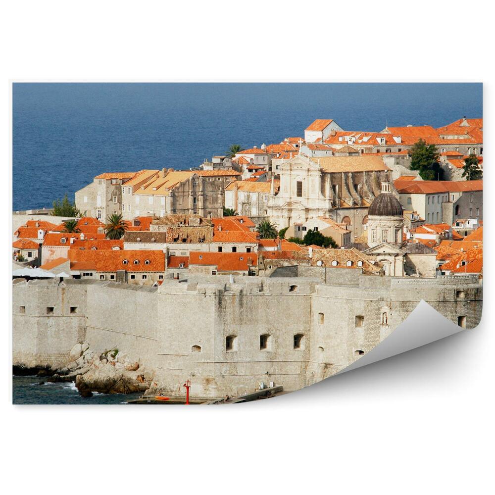 Tapeta na zeď Pevnost svatého Jana Dubrovník staré město moře