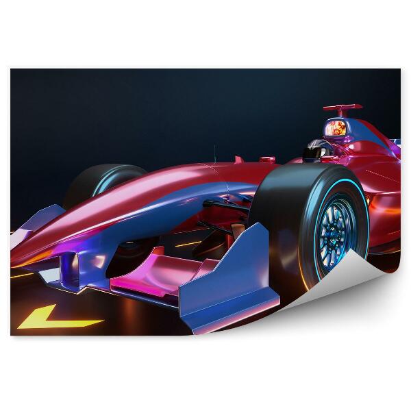 Fototapeta na zeď Formule 1 auto silniční světla