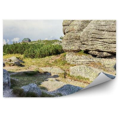 Samolepící fototapeta Příroda skály trasa Krkonoše