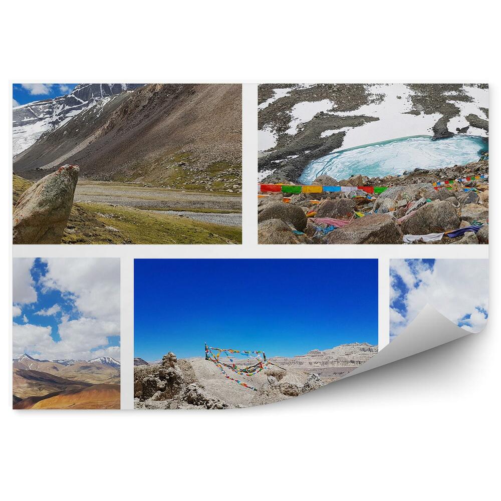 Fototapeta Fotokoláž Himálajské hory