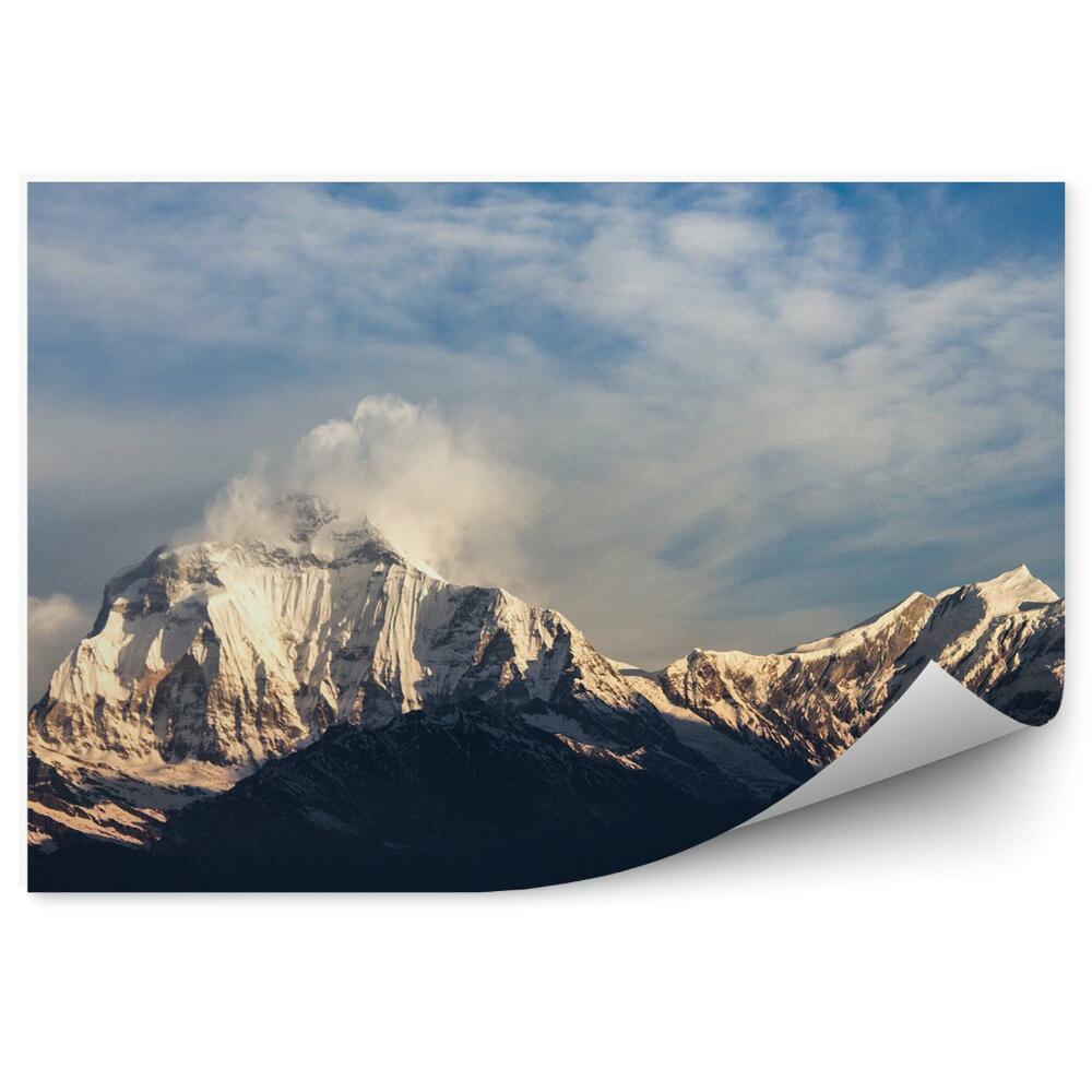 Fototapeta Krajina hory zasněžené