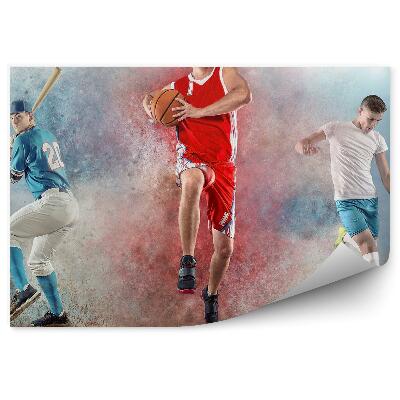 Fototapeta Sportovci baseball basketbal fotbal