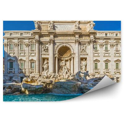 Tapeta na zeď Zřícenina Kolosea stromy západ slunce Řím Itálie