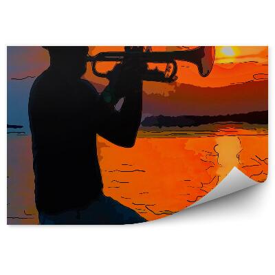 Fototapeta Kuba Havana trubka muž maloval abstrakce