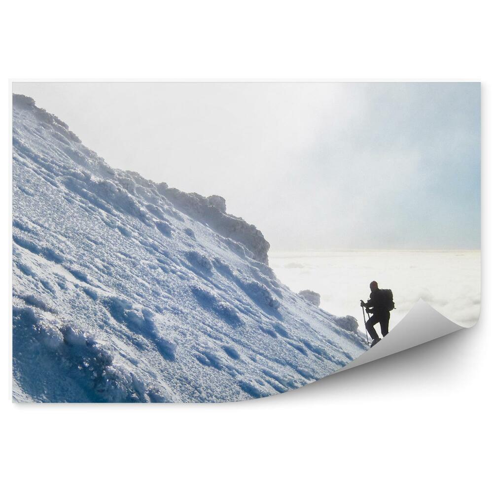 Samolepící fototapeta Oceán moře hory zelená obloha mraky ostrov