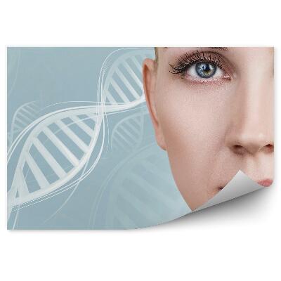 Fototapeta na zeď Ženský obličej tečky krém spodní