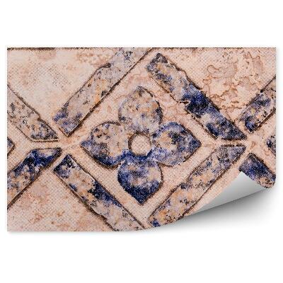 Fototapeta Španělské dekorativní dlaždice květiny tvar linie