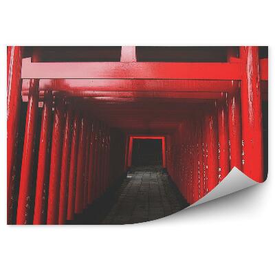 Samolepící fototapeta Nagojská brána koridor Japonsko kultura