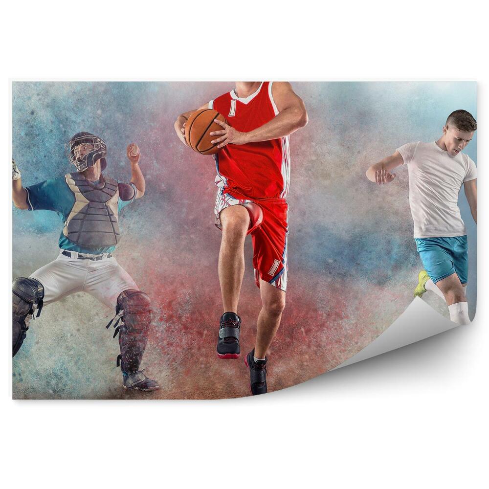 Fototapeta Sportovci baseball basketbal basketbal fotbal