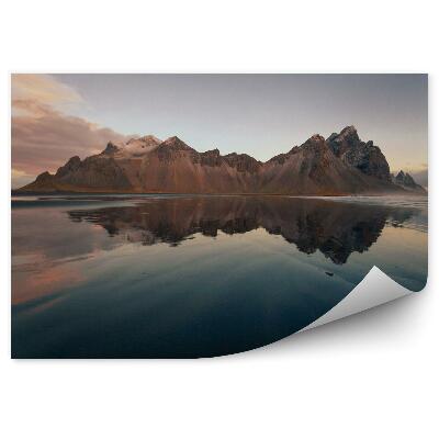 Samolepící fototapeta Horské jezero island