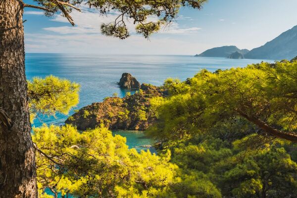 Fototapeta na zeď Pláž u Středozemního moře antalya turecko