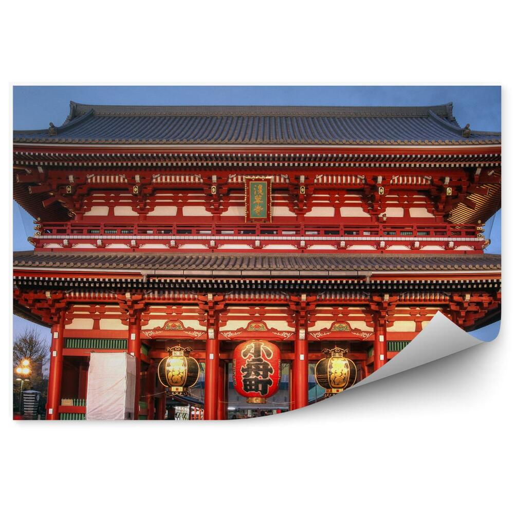 Samolepící fototapeta Brána chrámu Tokio doprava turisté