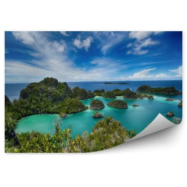Fototapeta na zeď Ostrovy pianemo v indonéském souostroví raja ampat