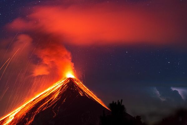 Samolepící fototapeta Sopka Fuego guatemala