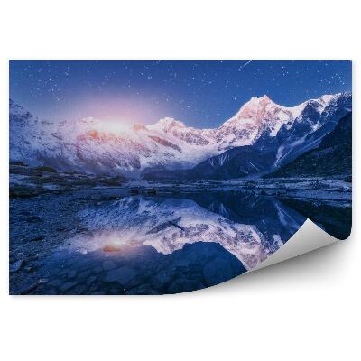 Fototapeta Himálajská horská krajina v noci