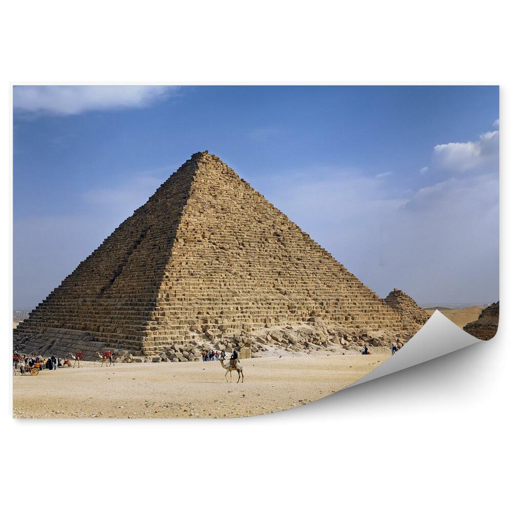 Samolepící fototapeta Velké pyramidy v Gíze krajina město horizont