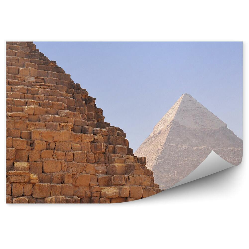 Samolepící fototapeta Pyramidy zblízka cihlová budova