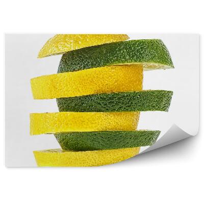Samolepící fototapeta Pyramida z plátků citronu a limetky