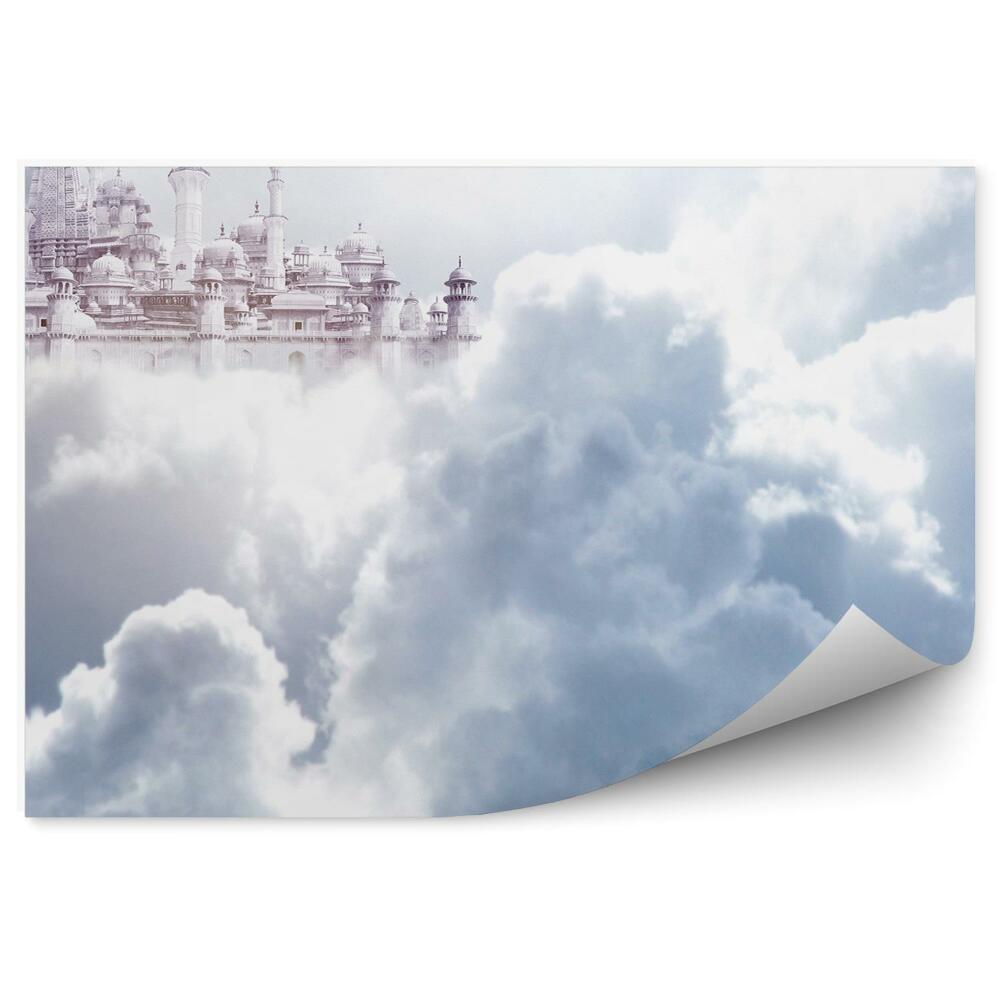 Fototapeta na zeď Abstraktní létající obloha mezi bouřkové mraky