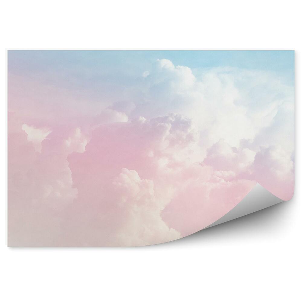 Fototapeta na zeď Pastelové barvy mraky mraky obloha